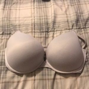 Pink White Bra